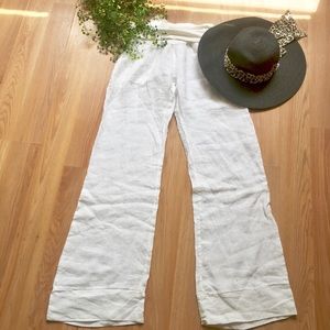 Pants - NWT White linen pants from Italy ๐ฎ๐น Pants - NWT White linen pants from Italy ๐ฎ๐น